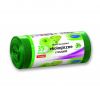 ST Worki na mieci z USZAMI EKOLOGICZNE 35L 15szt. zielone (LDPE) - WNS-3547